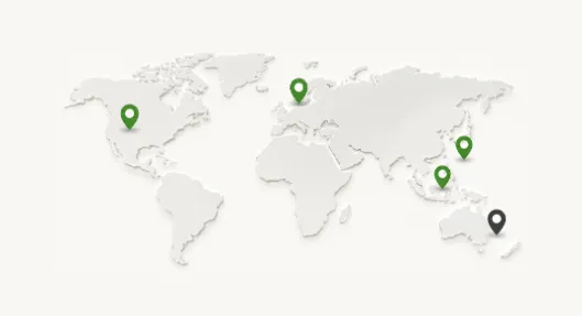 Global presence map